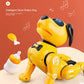 Funny RC Robot Dog,Touch-sense Music Song Walking Dancing Animal Remote Control Stunt Dog,Smart Talking Programming Interactive Pet for Boy Girls Kids Toys