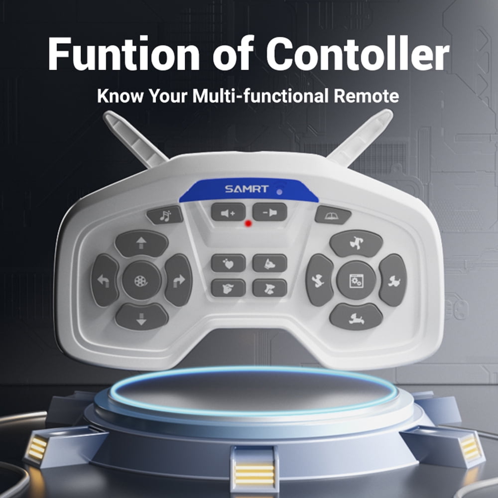 Remote Control Robot Dog Toy for Kids,RC Electronic Funny Intelligent Stunt Dogs,Voice Command Programmable Touch-sense Music Song,for Boys Girls Birthday Christmas Gift