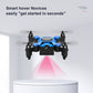 K04 Mini Drone for Kids, RC Quadcopter HD Camera 360� Flip Headless Drones Foldable RC Aircraft One Key Land Auto Hovering Suitable for Beginners Toys Gift