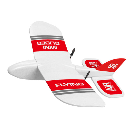 KF606 RC Plane, Mini Indoor Hand Thrown Aircraft, 2.4G RC, Built-in Gyroscope, Epp Foam Glider, Durable Fixed Wing Glider, Replaceable Battery, Parent-Child Interaction