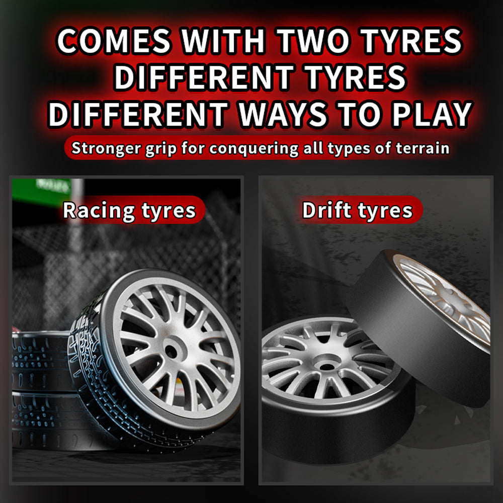 SKYMONSTER 4WD RC Car,KF27 1:20 Scale 2.4GHZ High-Speed Drift,Remote Control with Electronic Locator ,for Adults and Kids,Child Christmas Gifts,2 Battery,Red