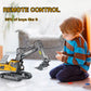 SKYMONSTER 1:20 Remote Control Excavator,11 Channel RC Construction Vehicles Toys,2.4Ghz Sand Digger Truck with Metal Shovel 680° Rotation,for Boys Kids Age 6+ Year Old