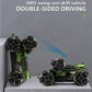 SKYMONSTER JC03 Six Wheel RC Stunt Car,4WD Swing Arm Drift Vehicle,2.4G Double Control Deformation Remote Control Cars with Lighting Spray for Ages 8-13 Kids Toys