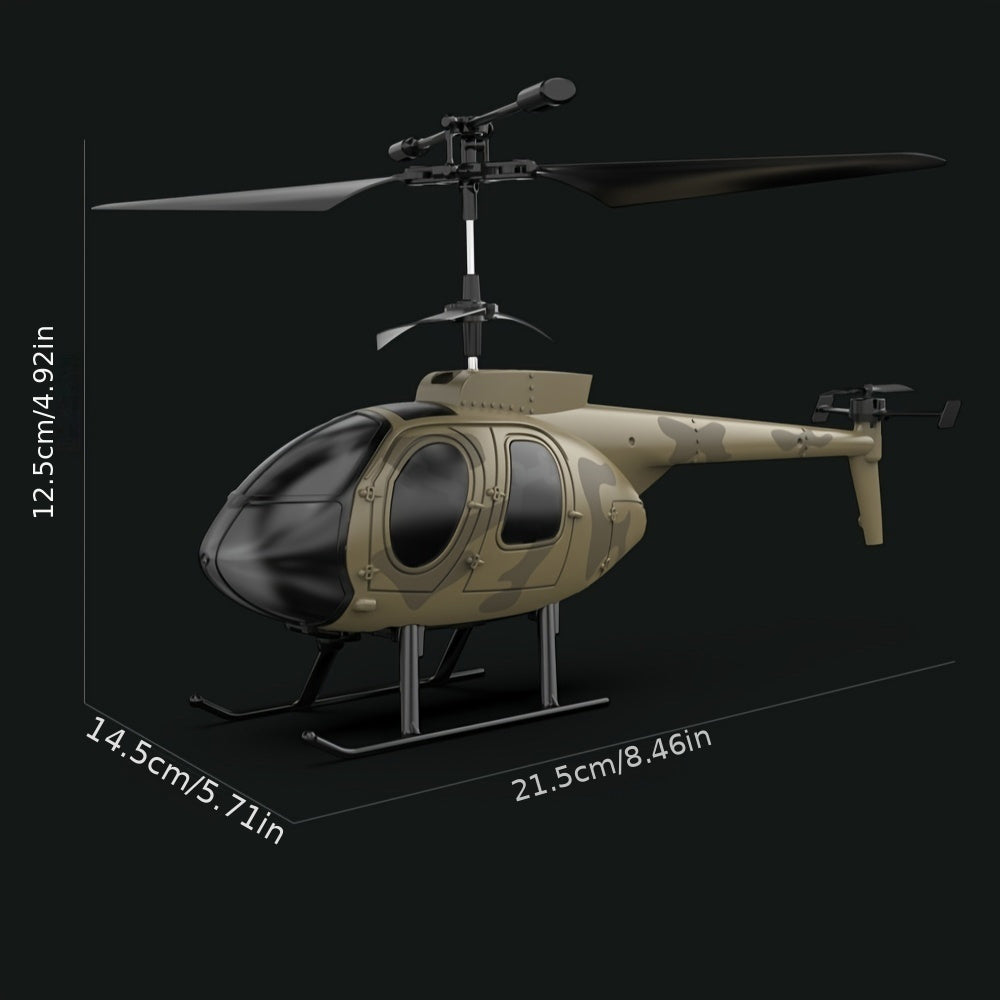 Z16 RC Helicopter with 3.5 Channel, Altitude Hold, One Key Take-Off/Landing, Remote Control Helicopter Drone Toys with 2 Batteries for Adults and Kids