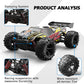 SKYMONSTER RC Cars for Adults Child, High-Speed Car off Road All Terrain Remote Control Truck , 4WD 1:18 Scale Waterproof Drifting Vehicle , 3 Batteries Gifts Toys for Kids