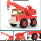 XITZ Inertial Construction Vehicles Girls Boys Toy Playsets,Cute Engineering Diecast Car Crane Excavator Dump Mixer Truck Toys Gift for Kids(4 pcs)