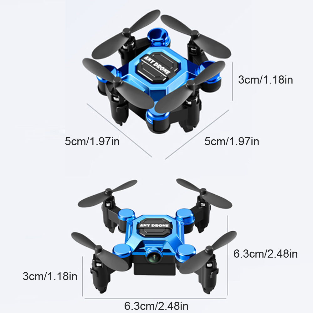 K04 Mini Drone for Kids, RC Quadcopter HD Camera 360� Flip Headless Drones Foldable RC Aircraft One Key Land Auto Hovering Suitable for Beginners Toys Gift