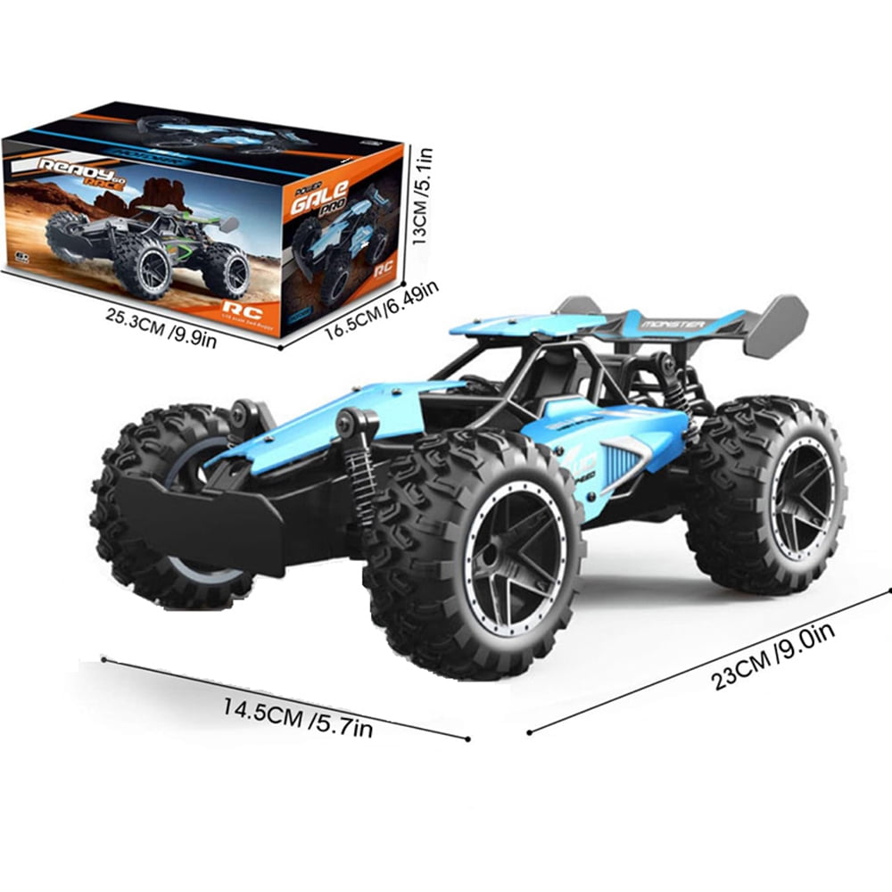 1:18 High Speed RC Cars，20+ km/h Remote Control Vehicle，off-Road Stunt , Gravity Sensing Racing Car ,Kids and Adults Toys Gift ，2 Battery，Blue