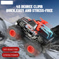 XITZ 4WD Amphibious Off-road Climbing Remote Control Cars,2.4G Desert Pull High Speed Stunt Vehicle,Double-sided Driving Waterproof RC Car for Kids Boy Gift