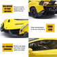 Officially Licensed Lamborghini Remote Control Car,1:24 Scale Lambo Model Cars with Lights, Lamborghini Toy Car RC Cars Christmas Birthday Gift for Boys Age 3 4-7 8-12 Year Old Kids Toys