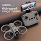 Intelligent Aerial Photography Drone with 4K HD Dual Cameras,Mini RC Quadcopter,Headless Mode,Four-sided Obstacle Avoidance,Cool Light,Gift Toy for Kids Adults,3 Batteries