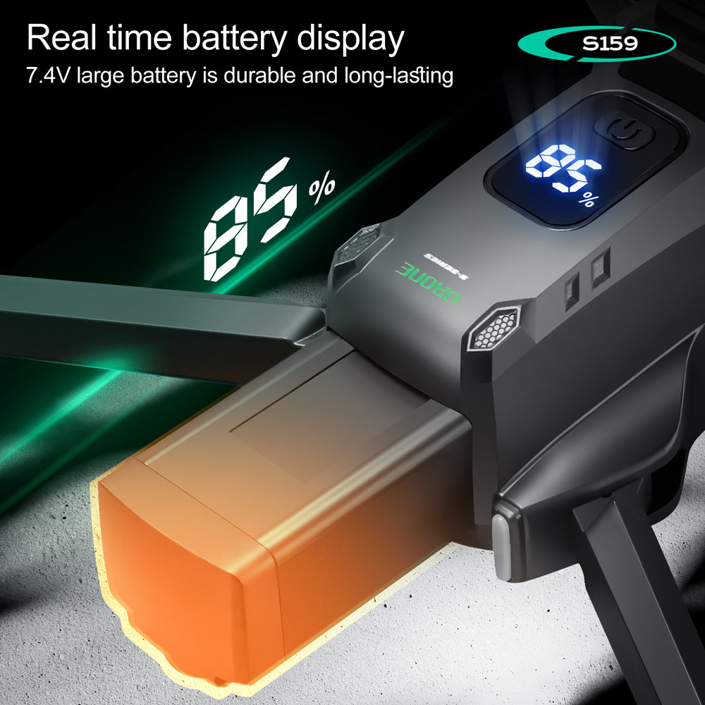 XITZ GPS Drone for Adults,Foldable RC Drones with 4K Dual HD Cameras,5G WiFi FPV Quadcopter with Brushless Motors,Screen Control,Obstacle Avoidance,Optical Flow Positioning, 3 Batteries