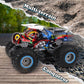 1:16 Remote Control Monster Truck, 2.4GHz All Terrain Off-Road Remote Control Cars,RC Car with Spray Music and Light for Kids Girl Boys 4-7 8-12 Kids,2 Batteries