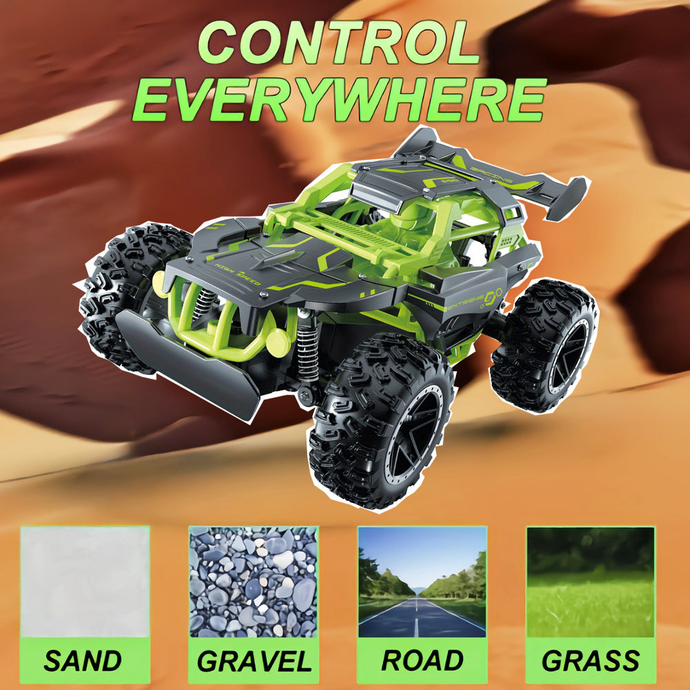 SKYMONSTER 1: 18 RC Car,2.4G High Speed Remote Control Trucks,All Terrain Off-Road Drifting Vehicle Toys Gifts for Kids Adult,1 Battery