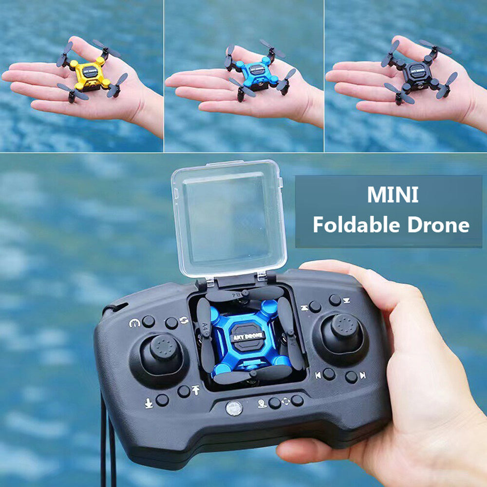 K04 Mini Drone for Kids, RC Quadcopter HD Camera 360� Flip Headless Drones Foldable RC Aircraft One Key Land Auto Hovering Suitable for Beginners Toys Gift