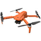 Xitz Drone KF102 with 1080P HD Camera for Adults and Beginners,2-Axis Gimbal,Brushless GPS Drone 2 Batteries,Orange