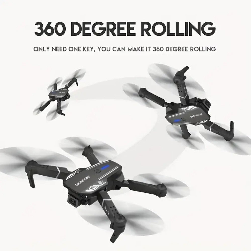 Drone with HD Camera, Foldable Drone with Altitude Hold, 2 Batteries for  Beginners