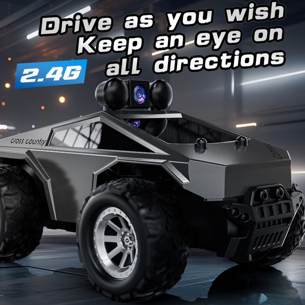 1: 28 Remote Control Car with HD Camera, Original Scale Reduced, LED Lighting, 2.4G, Multiple Control Modes RC Cars