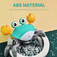 SKYMONSTER Crawling Crab Baby Toy with Music and Lights Automatically Avoid Obstacles, Walking Crab Toy for Toddlers 1+ Years Old, Orange