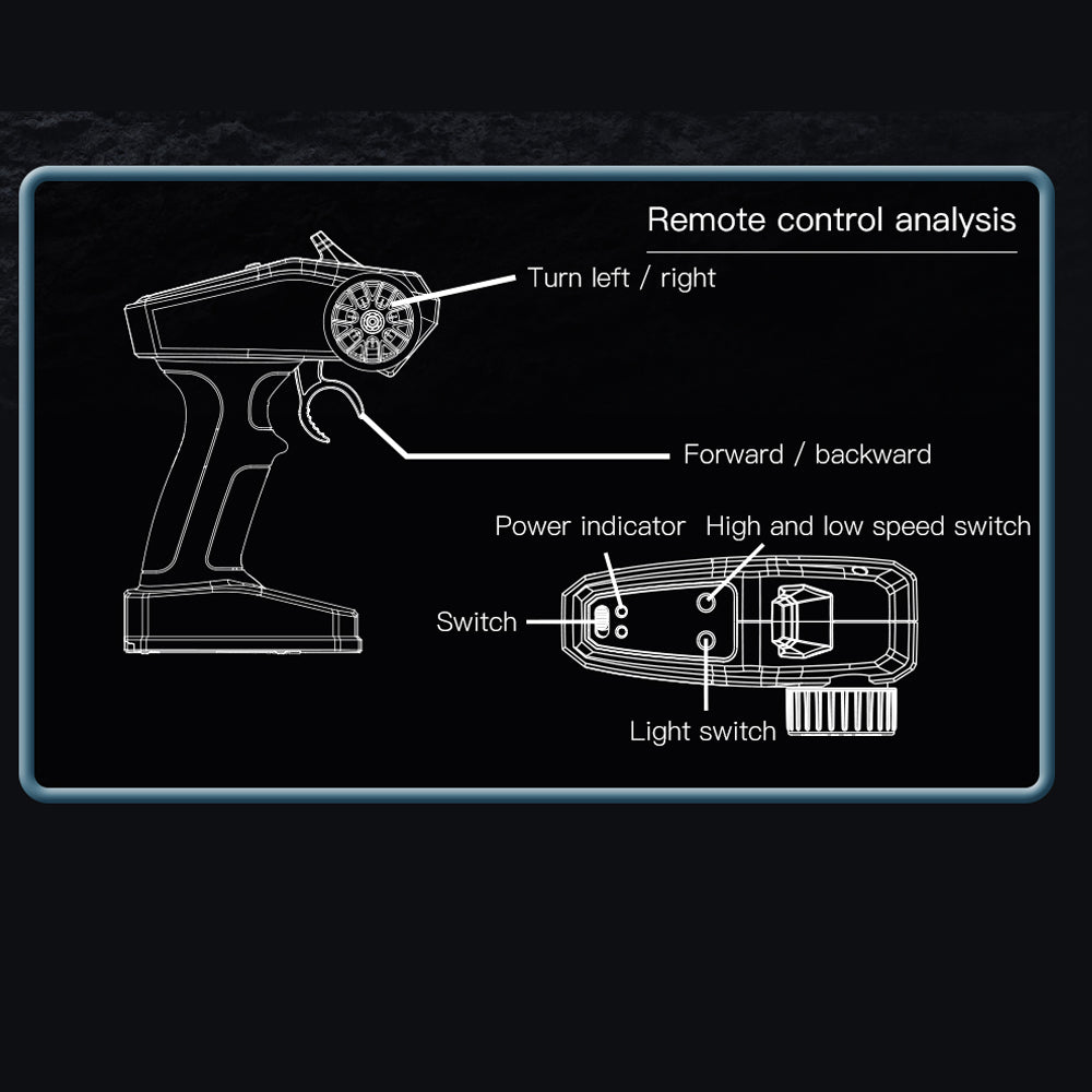 KF24 1:20 RC Car for Kids and Boys,2.4GHZ Remote Control,2WD High-Speed Monster Truck Racing Cars with Lights,Gifts for Christmas,2 Batteries