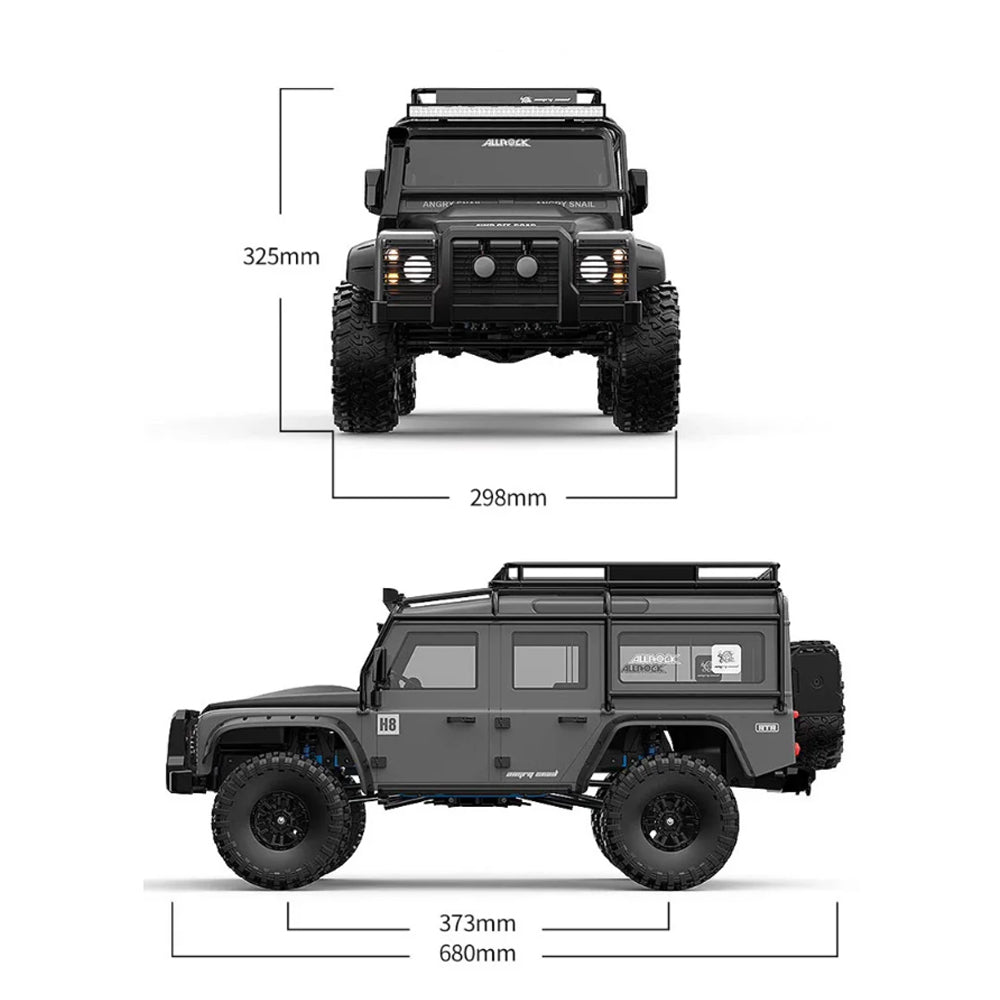 MJX 1:8 H8H RC Car,2.4Ghz Brushless 4WD High-Speed 3-second Off-Road Climbing Vehicle, Differential Lock  Remote Control,for Ages 8-13 Kids Toys