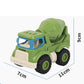 XITZ Inertial Construction Vehicles Girls Boys Toy Playsets,Cute Engineering Diecast Car Crane Excavator Dump Mixer Truck Toys Gift for Kids(4 pcs)