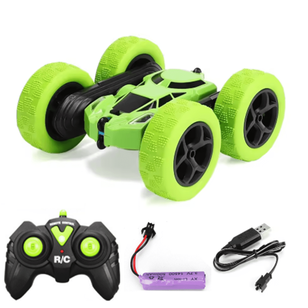 Q176 RC Stunt Car with Cool Lights 4WD Off-Road Vehicle 2.4Ghz Double Sided Remote Control Cars Gift Toy for Kids
