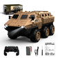 TZDZRC 1:16 Military Armored RC Car,6WD 360° Stunt High Speed Army Truck,2.4G Remote Control Climbing Vehicle Toys Gifts for Kids Adult,2 Batteries
