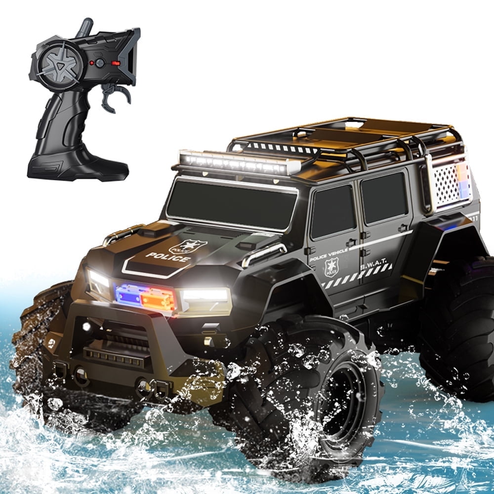 TZDZRC Remote Control Cars Toys for Kids,2.4GHz Amphibious Stunt Vehicle,1:12 4WD All Terrain Off-Road RC Car ,Waterproof Truck Beach Game Gifts for Birthday