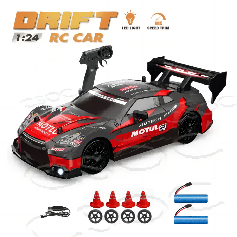 TZDZRC 1:24 RC Car 4 WD Drive Remote Drift Car AE86 20KM/H+ 2.4G High Speed Racing Vehicle, Gifts for Adults Kids