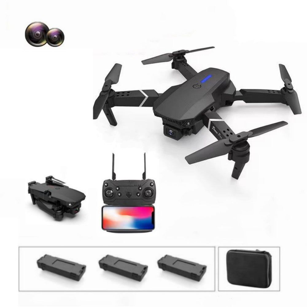 Xitz E88 RC Drone With 1080P Camera for Adults Beginners Kids, Foldable RC Quadcopter, Toys Drone Gifts, 1080P FPV Video, 3 Batteries, Carrying Case,  Headless Mode, Waypoints fly, 360° Flips