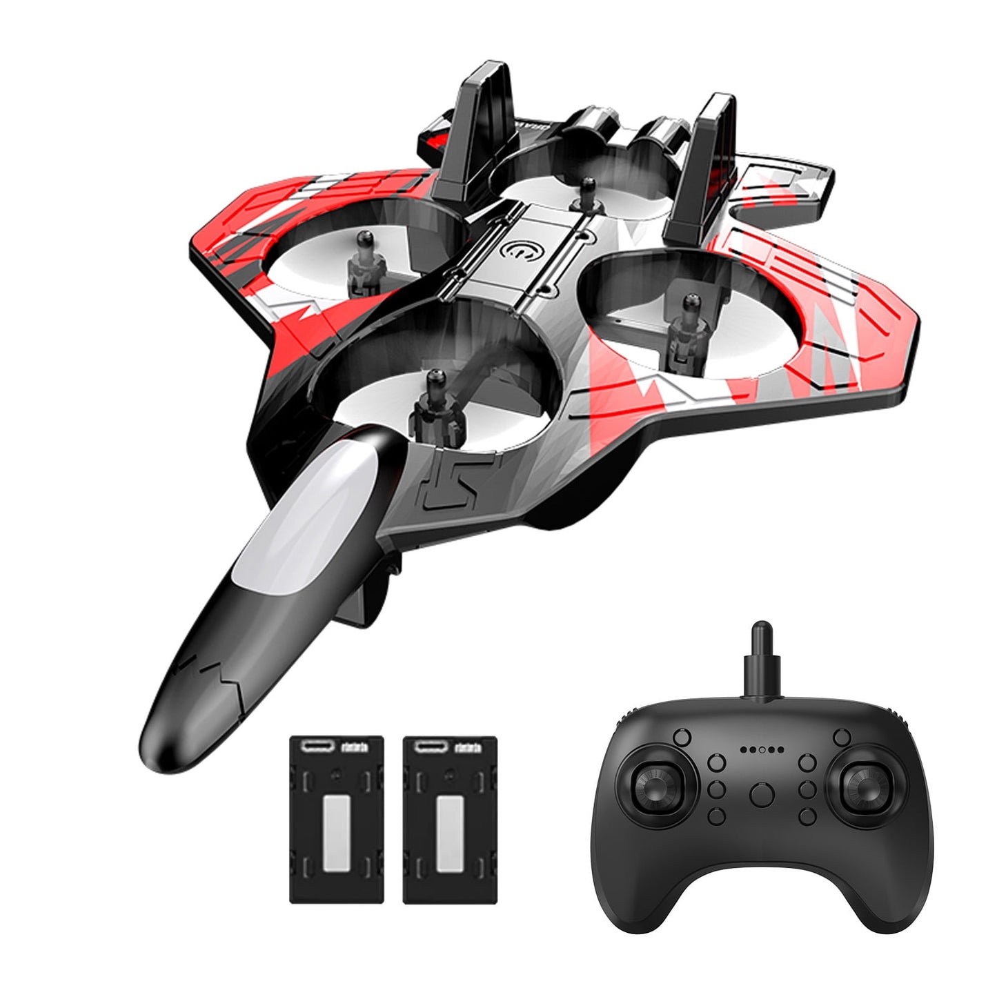 Radio Control Airplanes,Foam RC Airplane Jet , Remote Control Airplanes ,With 2 Batteries, RC Planes for Kids Adults 8-16, 360° Flip Fighter Jet Toys, Stunt Roll, Airplane drone for kids Toy Gifts