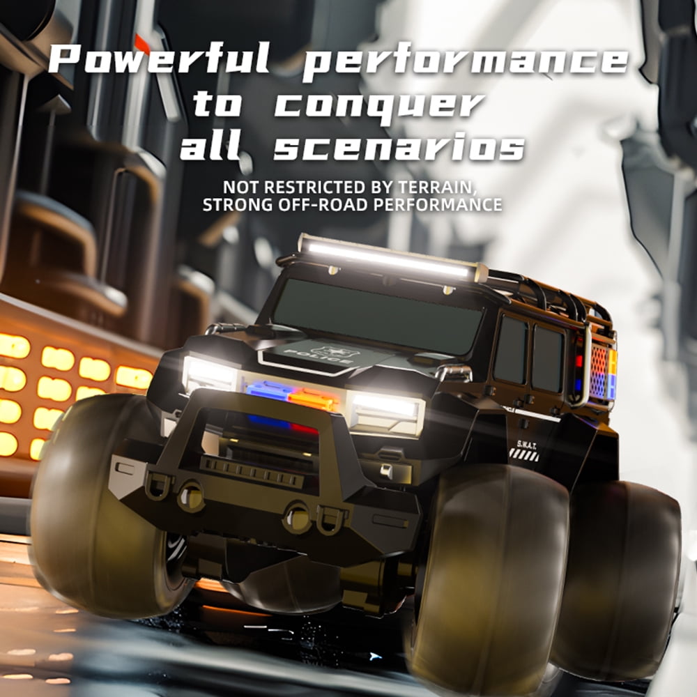 TCS33 Remote Control Cars Toys for Kids, 2.4GHz Amphibious Stunt Vehicle, 1:12 4WD All Terrain Off-Road RC Car ,Waterproof Truck Beach Game Gifts for Christmas