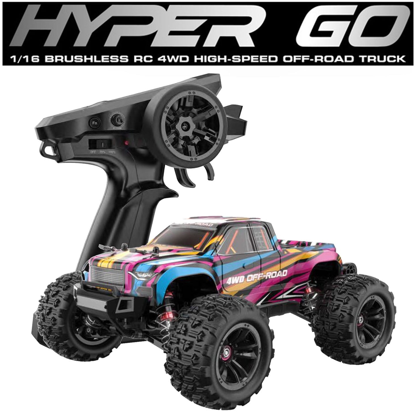 MJX Hyper Go 16207/16208/16209/16210 Rc Car Brushless High-Speed 4WD Remote Control Off-Road Truck Big Wheel Truck Rc Cars for Adul