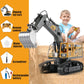 Remote Control Excavator for Kids,2.4GHz 14 Channel RC Digger with Lights & Sound,680° Rotating Sand Digging Construction Vehicle Toy,for Age 3+ Boys Girls