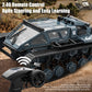 TZDZRC 1:16 RC Tank Car,2.4Ghz Remote Control Crawler Tanks Model,4WD 10KM/H High Speed Off-Road 360°Rotating Drifting Vehicle,Truck Toy for Kids,2 Batteries