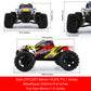 1610 High-Speed 4WD Monster RC Truck, USB Rechargeable Weather-Resistant Off-Road & All-Terrains Ready to Run, Red