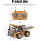 TZDZRC 1047 Children 2.4G, 9CH Remote Control Model Car Toys Dump Truck Vehicle Christmas Birthday Gifts, Battery