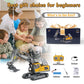 TZDZRC  Remote Control Excavator, 11 Channel RC Construction Vehicle Toys, Rechargeable RC Engineering Car Gifts for Kids