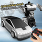 RC Cars Transform Cyber Pickup Truck Cars Robot Toy for Kids, 2.4GHz Remote Control Car with One-Button Deformation 360° Rotation LED Lights Christmas Birthday Gifts for Boys Age 4-7-8-1（1:18 Scale）2