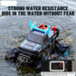 TZDZRC 4WD Amphibious Off-road Climbing Remote Control Cars,2.4G Desert Pull High Speed Stunt Vehicle,Double-sided Driving Waterproof RC Car for Kids Boy Gift