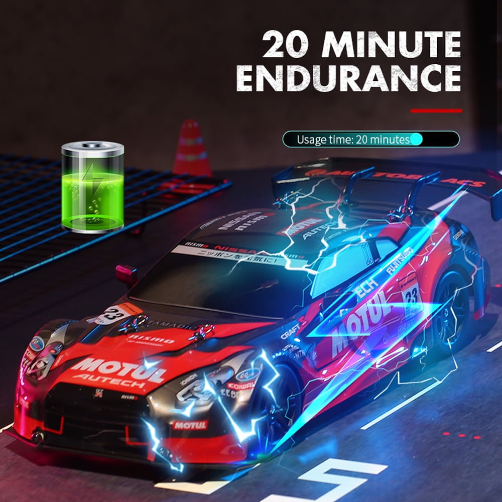 TZDZRC 1:16 Remote Control Car,2.4G High-Speed Drift Vehicle,4WD Competitive Crashworthy RC Cars Christmas Toys for Kids Adult,2 Batteries(9000)