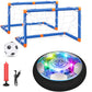 Air Power Hover Ball with LED Light and Foam Bumper Air Floating Soccer Ball Toys Gifts for Kids Indoor Outdoor Toys