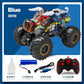 Triceratops Spray Remote Control Vehicle, 2.4GHz All Terrain Monster Cars, 1:16 Monster Truck RC Trucks, Monster Car with Spray Music and Light for Kids, Green