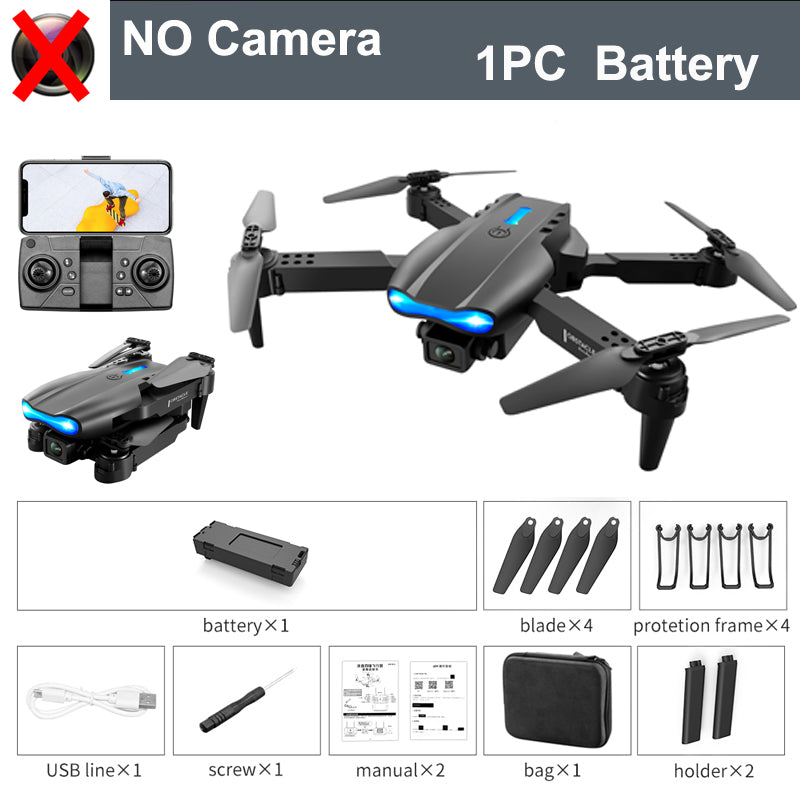 Foldable RC Quadcopter Mini Drone 4K HD camera WIFI FPV Obstacle Avoidance
