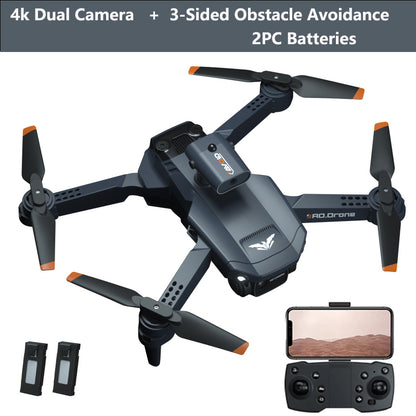 Foldable RC Quadcopter Drone 4K Dual Camera 6CH Obstacle Avoidance