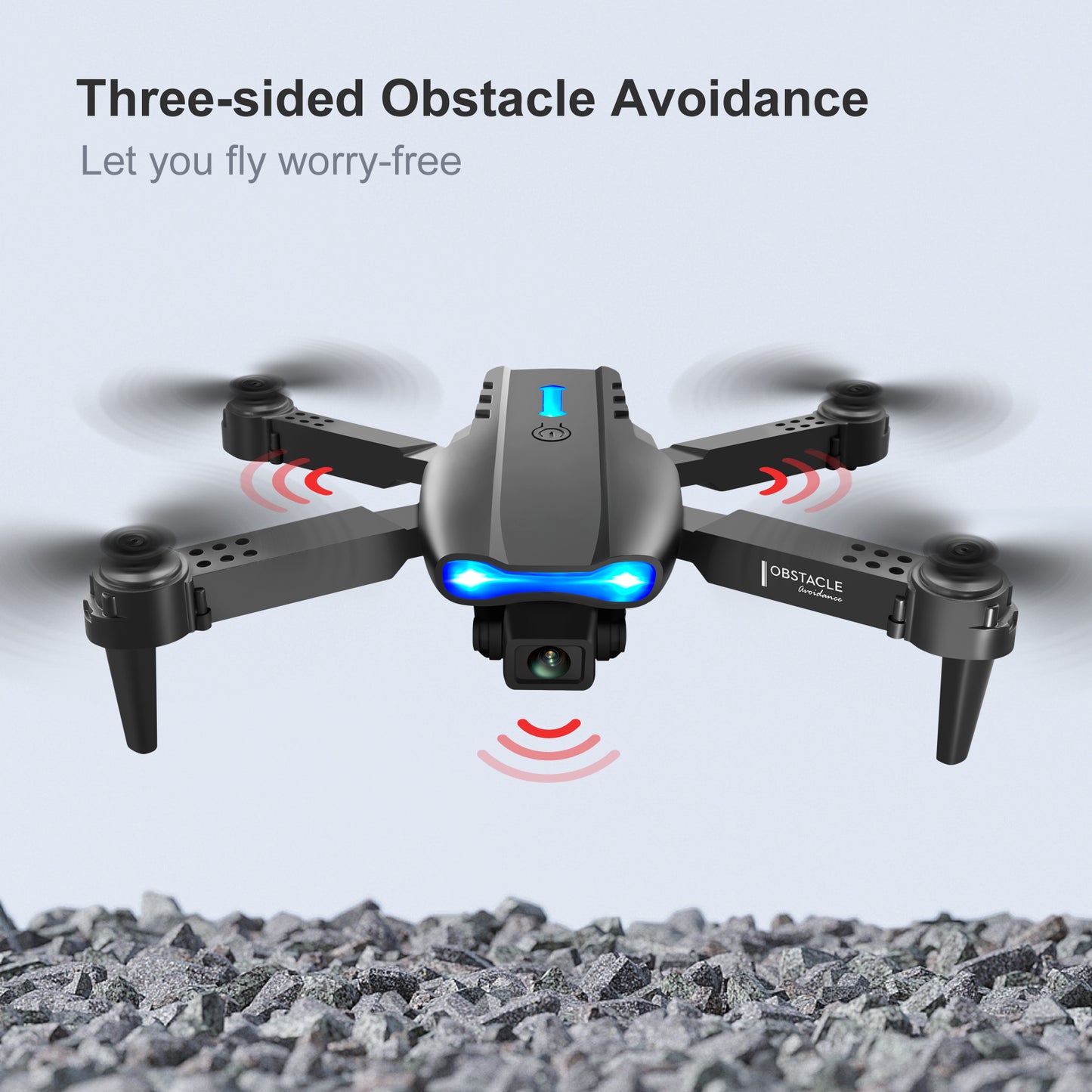 Foldable RC Quadcopter Mini Drone 4K HD camera WIFI FPV Obstacle Avoidance